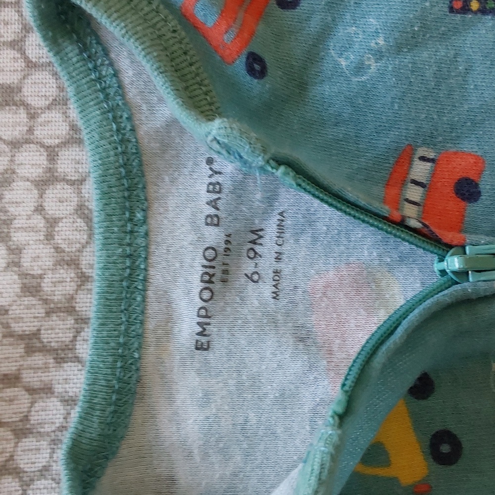 Baby Boy Footies Sz. 6-9 Mos - Picture 5 of 5